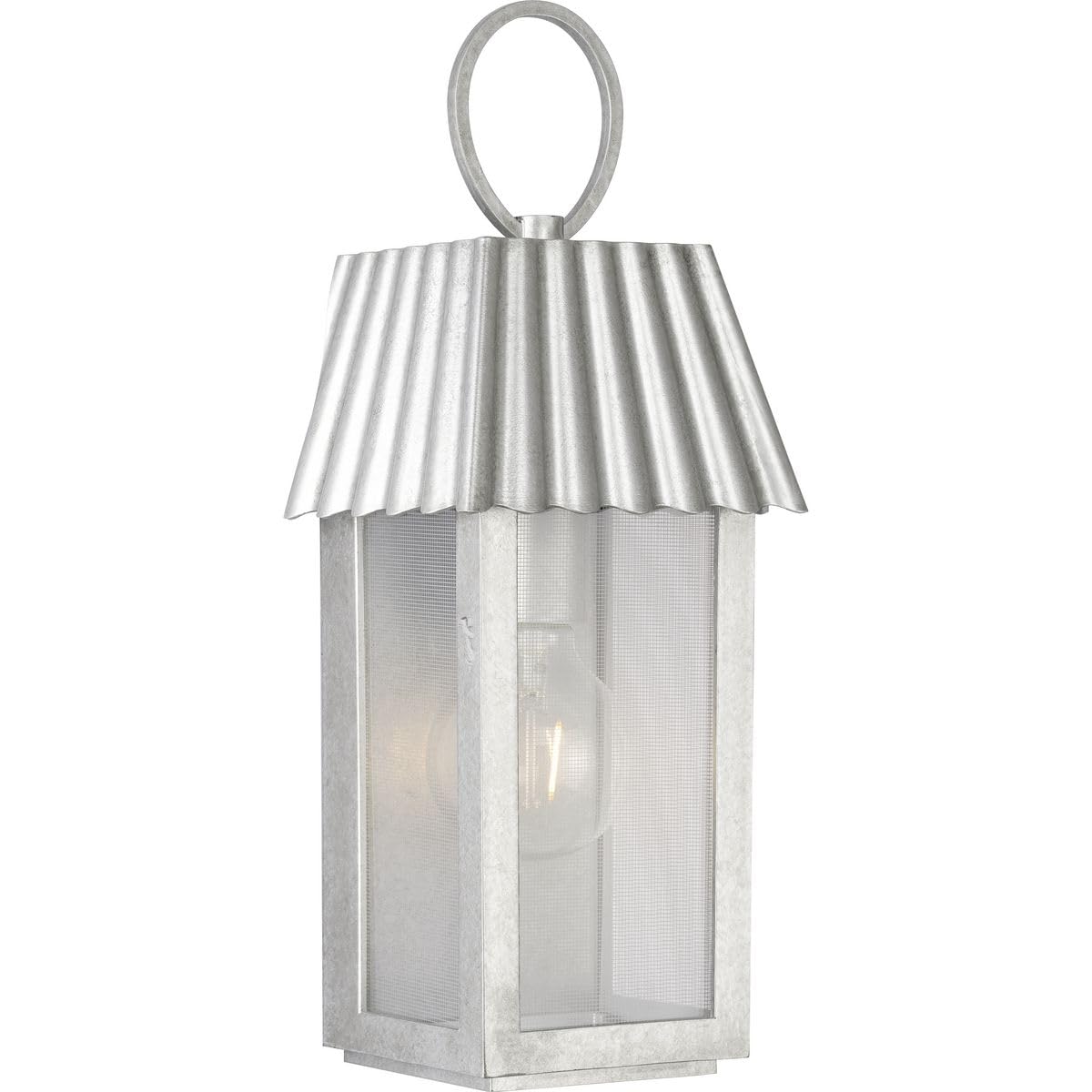 Point Dume® by Jeffrey Alan Marks for Progress Lighting Hook Pond Galvanized Finish Outdoor Wall Lantern with DURASHIELD (P560305-141)