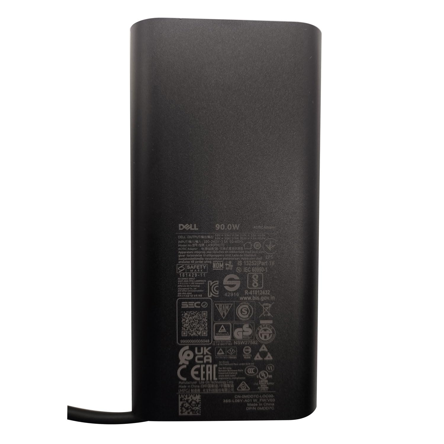 Dell Laptop Charger 90W Watt USB Type C AC Power Adapter Precision 3470 3570 3571 5770,XPS 15 9520,Latitude 9330 9430 7430 5530 5531 7330 5431 5531 5330 7330 7530,Inspiron 7420