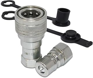 3/8" NPT ISO 7241-B Quick Disconnect Hydraulic Coupling/Coupler Set