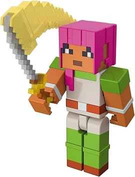 Mattel Minecraft Dungeons 3.25-in Collectible Battle Figure and Accessories, Based on Video Game, Imaginative Story Play Gift for Boys and Girls Age 6 and Older