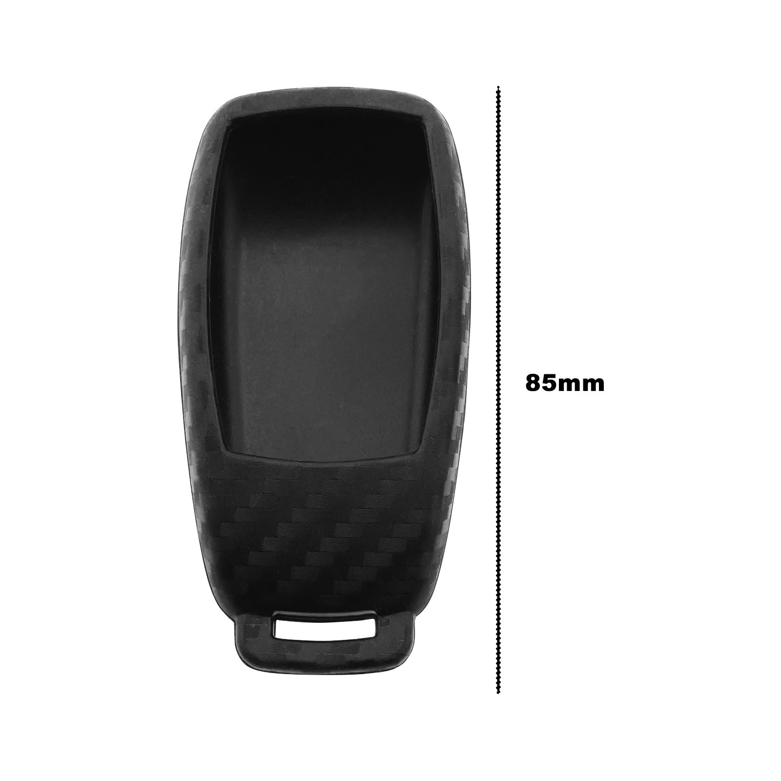 ECSiNG Car Silicone Remote Control Key Housing Protective Cover with Carbon Fiber Pattern Compatible with Mercedes Benz A E S Car Keys Accessories - Image 4