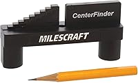 Milescraft 8408 Center Finder Woodworking Tool - Precise Centerline Scriber & Offset Marker for Boards up to 2-1/2" Thick