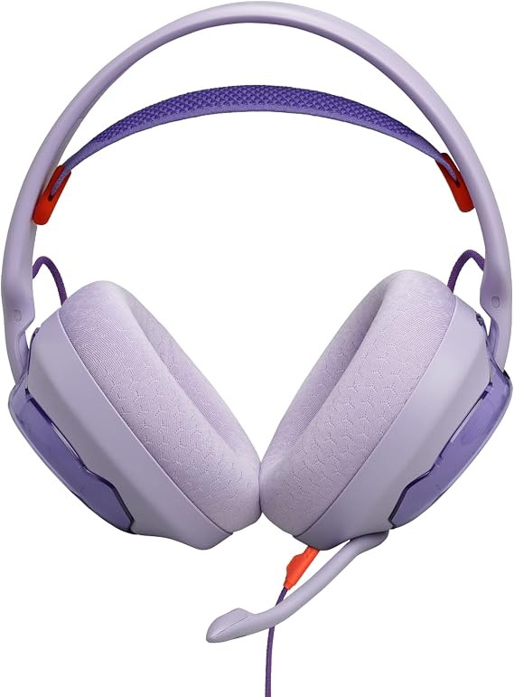 JBL Quantum 250 Wired Over-Ear Gaming Headphones - Purple