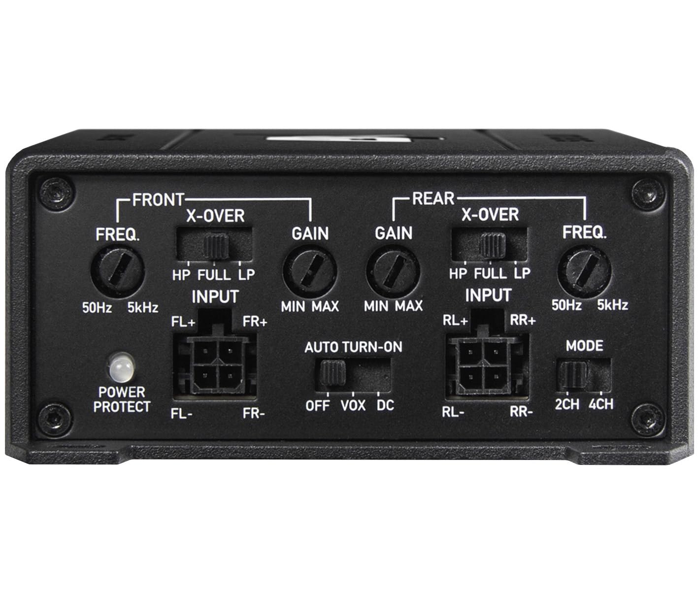 ESX SX-FOUR – 4-kanałowy wzmacniacz MINI Class D o mocy całkowitej 500 W | Seria SIGNUM-SX
