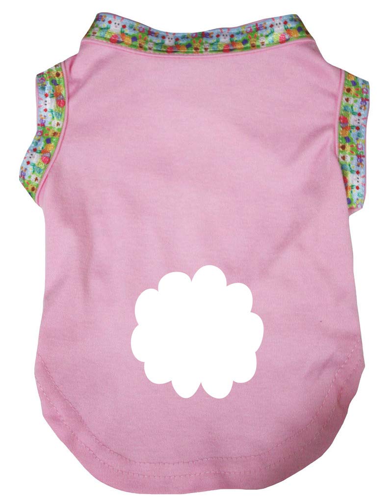 Vêtement respirant en coton pour chien Bunny Tail Taille XXXL Rose clair protecteur