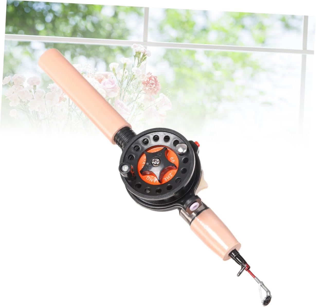 KICHOUSE Telescopic Ice Fishing Rod Set Compact Retractable Pole Eva Handle Portable Winter Fishing Accessory
