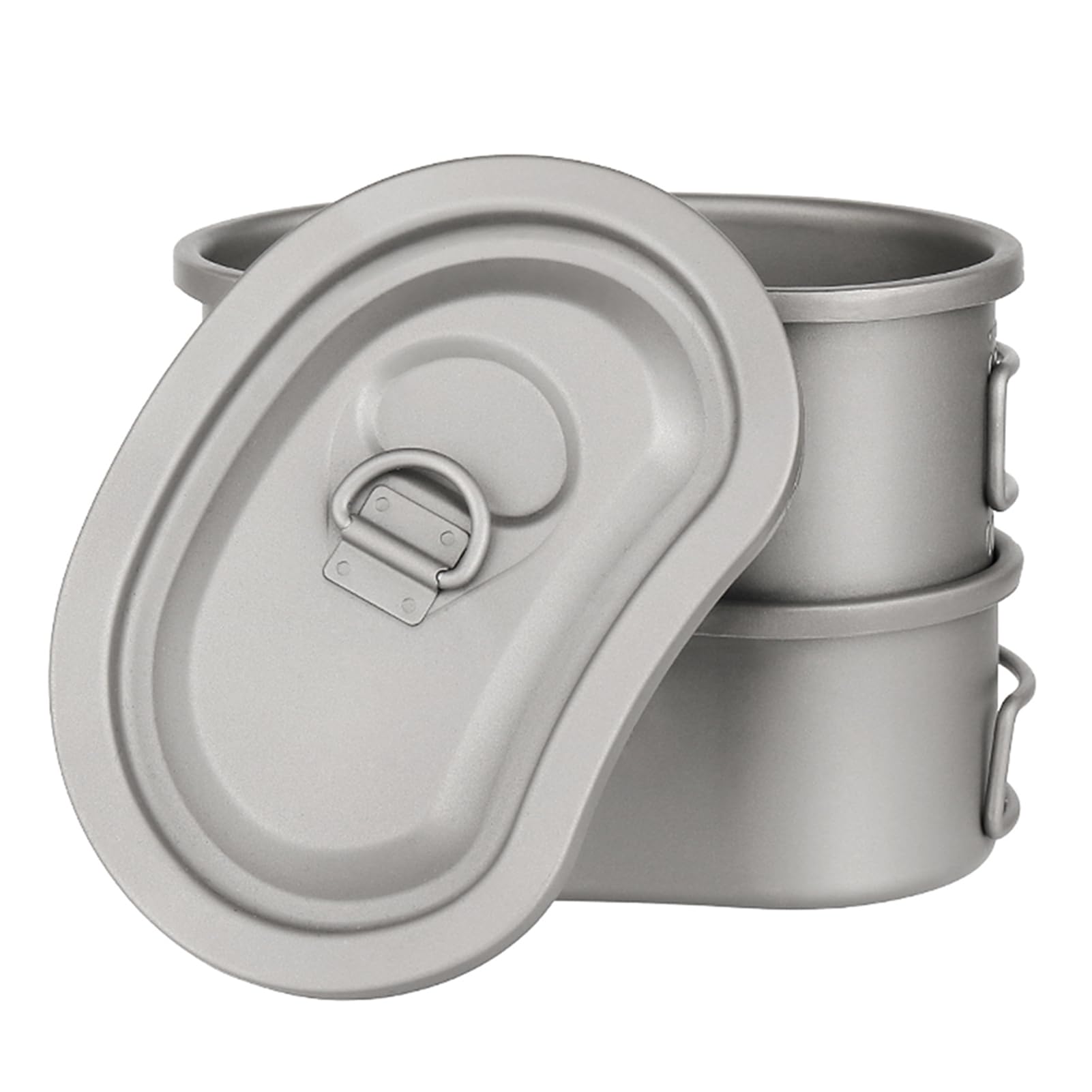 Tbest Zestaw Stołówki 380 Ml 750 Ml Outdoor Camping Backpacking Lekki Wiszący Garnek Niezbędny Piknik
