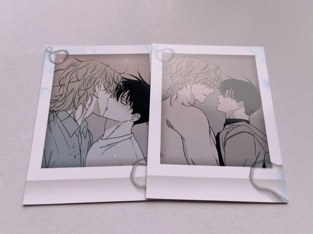 Amazon.co.jp: 韓国BL 水辺の夜 単行本特典 チェキ風カード 2枚