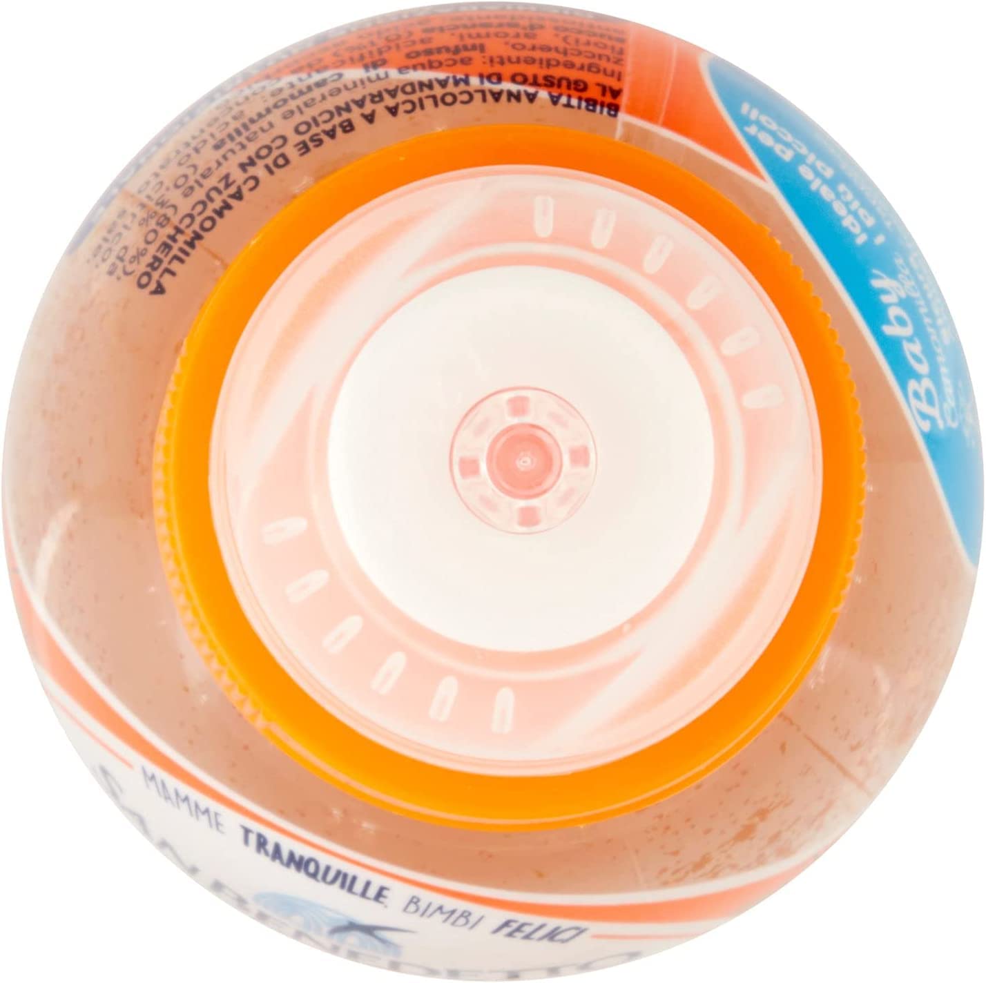 24x San Benedetto Baby Camomilla Mandarancio,Kamille mit Mandarine Geschmack,Kohlensäurefreies Getränk in Natürlichem Mineralwasser Pull-Push, 25cl + Italian Gourmet Polpa di Pomodoro 400g Dose