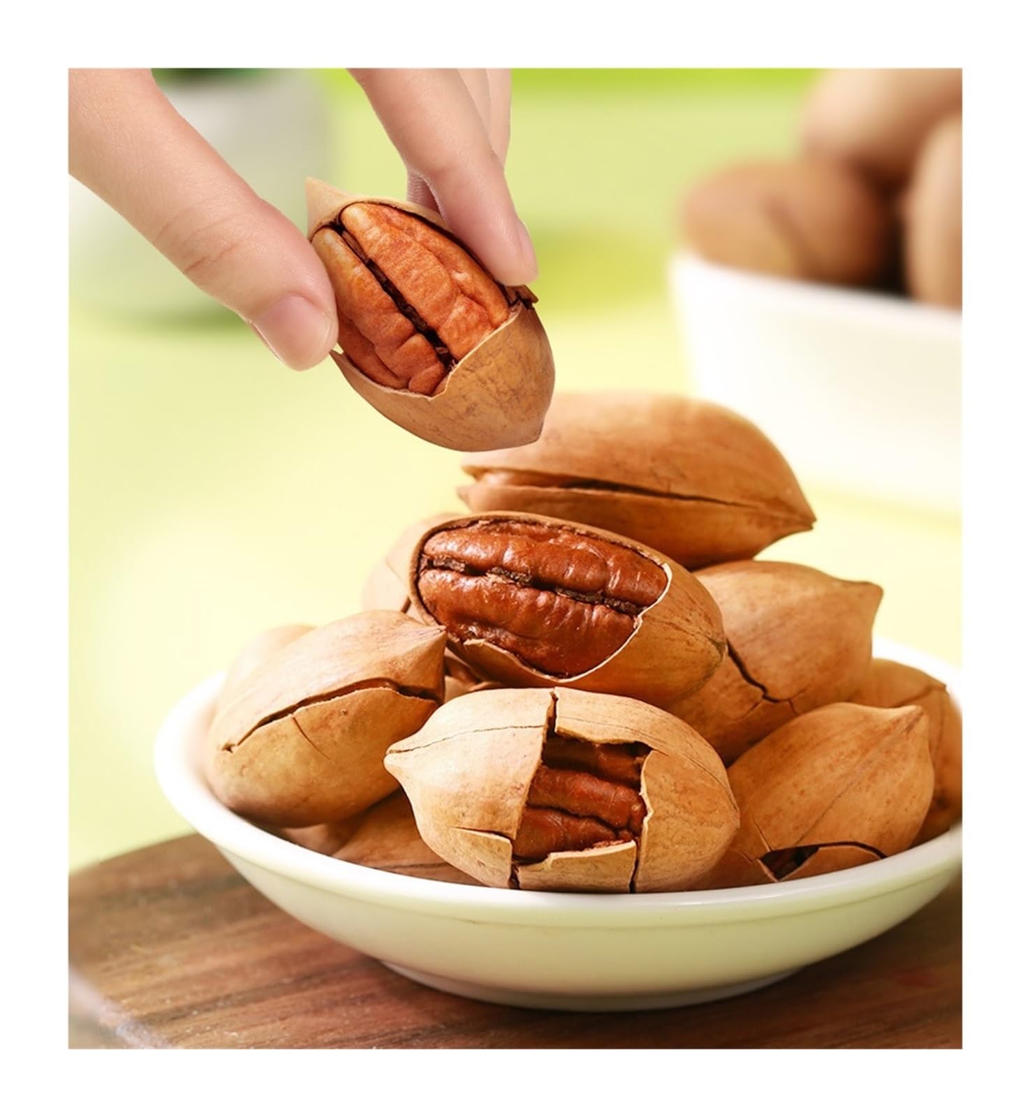 100 g de 碧根果 (bocadillo de frutos secos)(4bag)