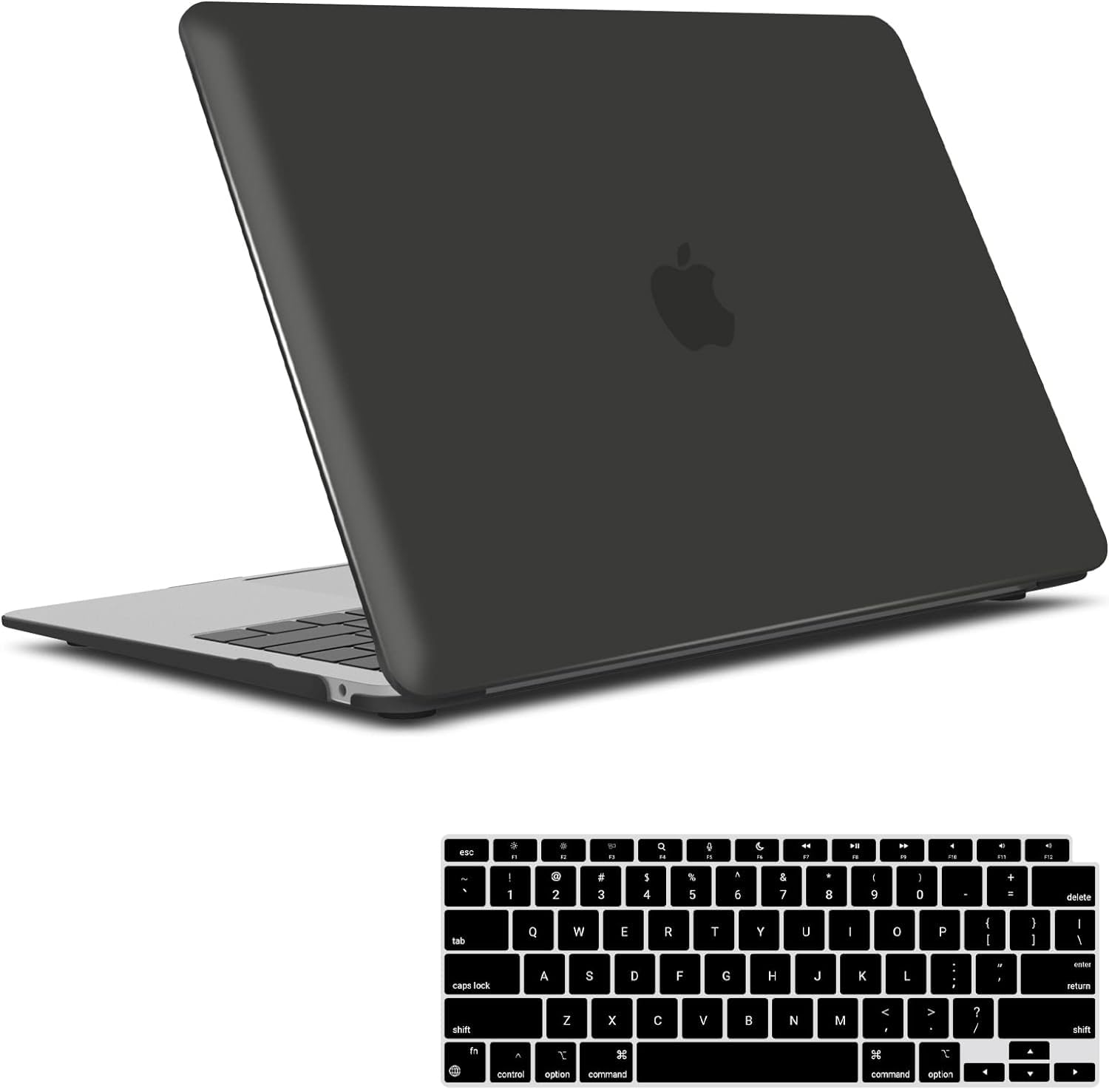 CASOSHIELD Compatible with MacBook Air 13 inch Case 2022, 2021-2018 Release A2337 M1 A2179 A1932 Retina Display Touch ID, Plastic Hard Shell, Black Gloss (B096DMZM87) Amazon Price History, Amazon Price Tracker