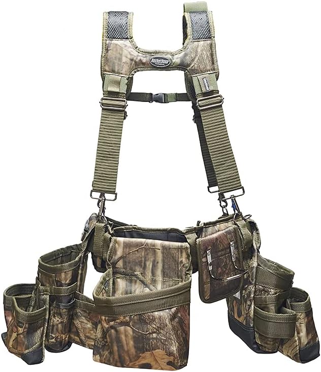 Creative Product Bucket Boss 3 Bag Tool Bag Set with Suspenders in Mossy Oak Camo, 55185-MOSC