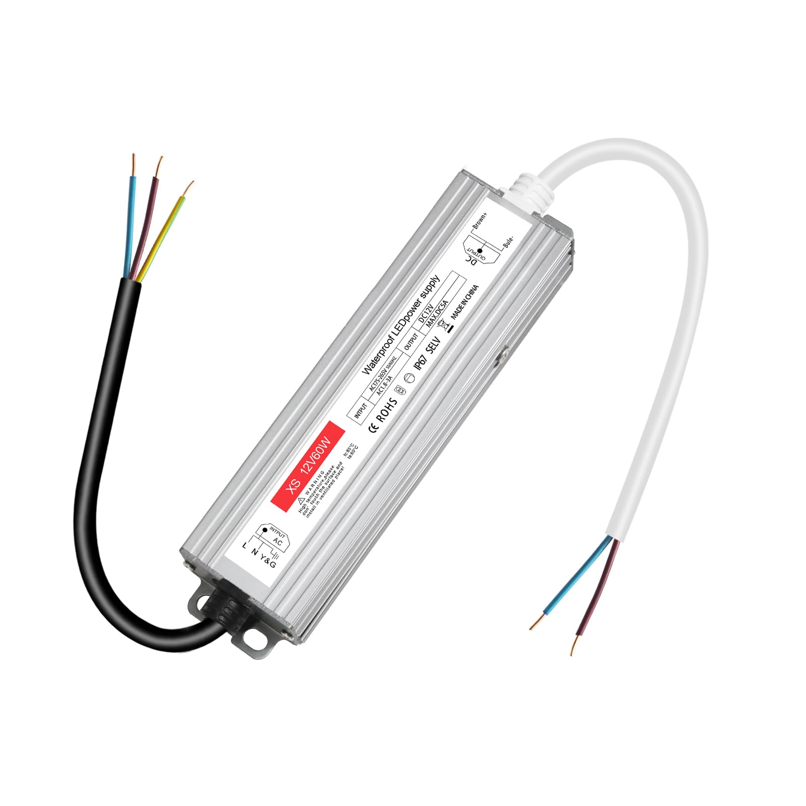 Transformateur 220V 12V IP67 150W DC 12.5A - SILUMEN | Leroy Merlin
