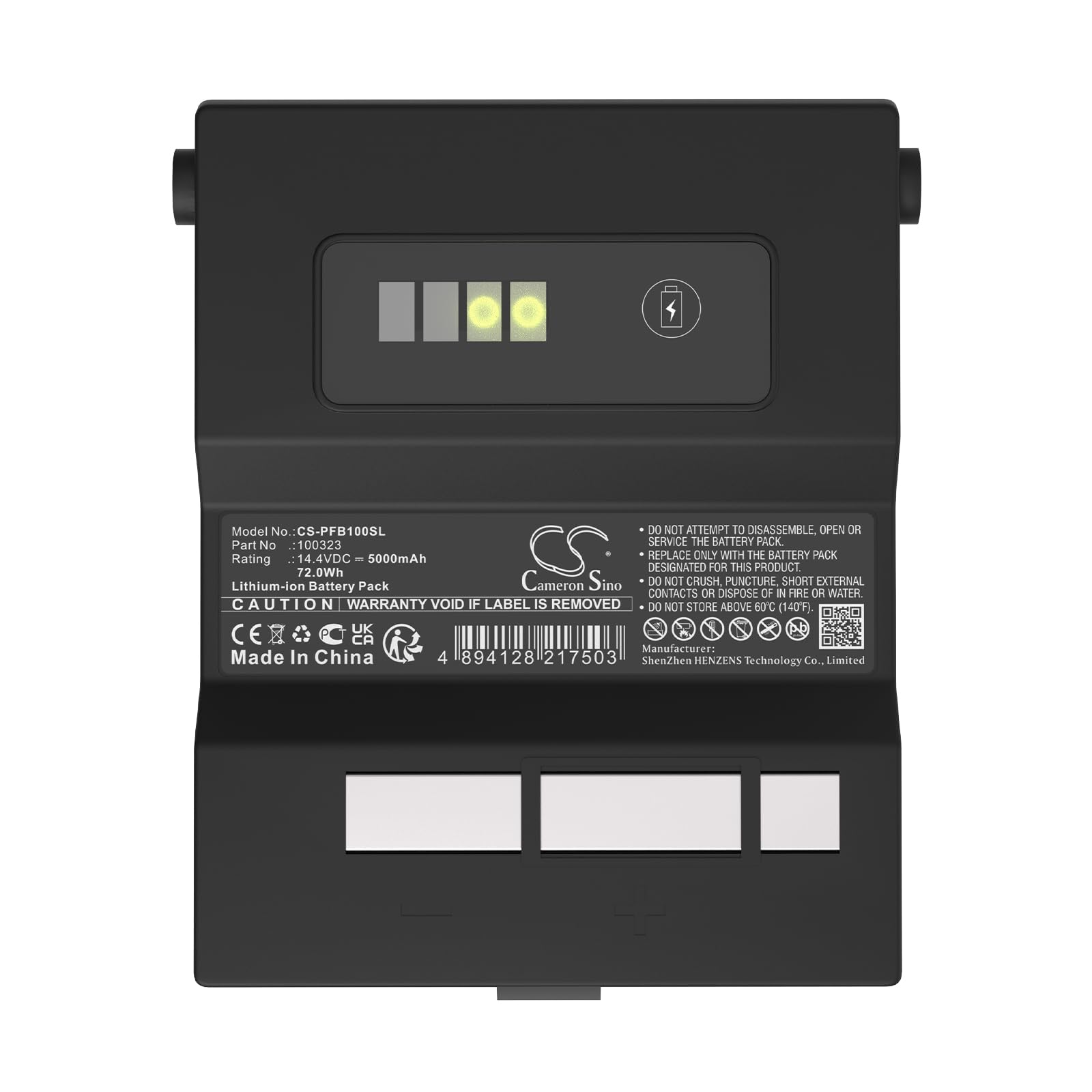 Batterie de rechange pour Profoto B1, B1x AirTTL Flash Heads PN:Profoto 100323, 100399 5000 mAh / 72,0 Wh