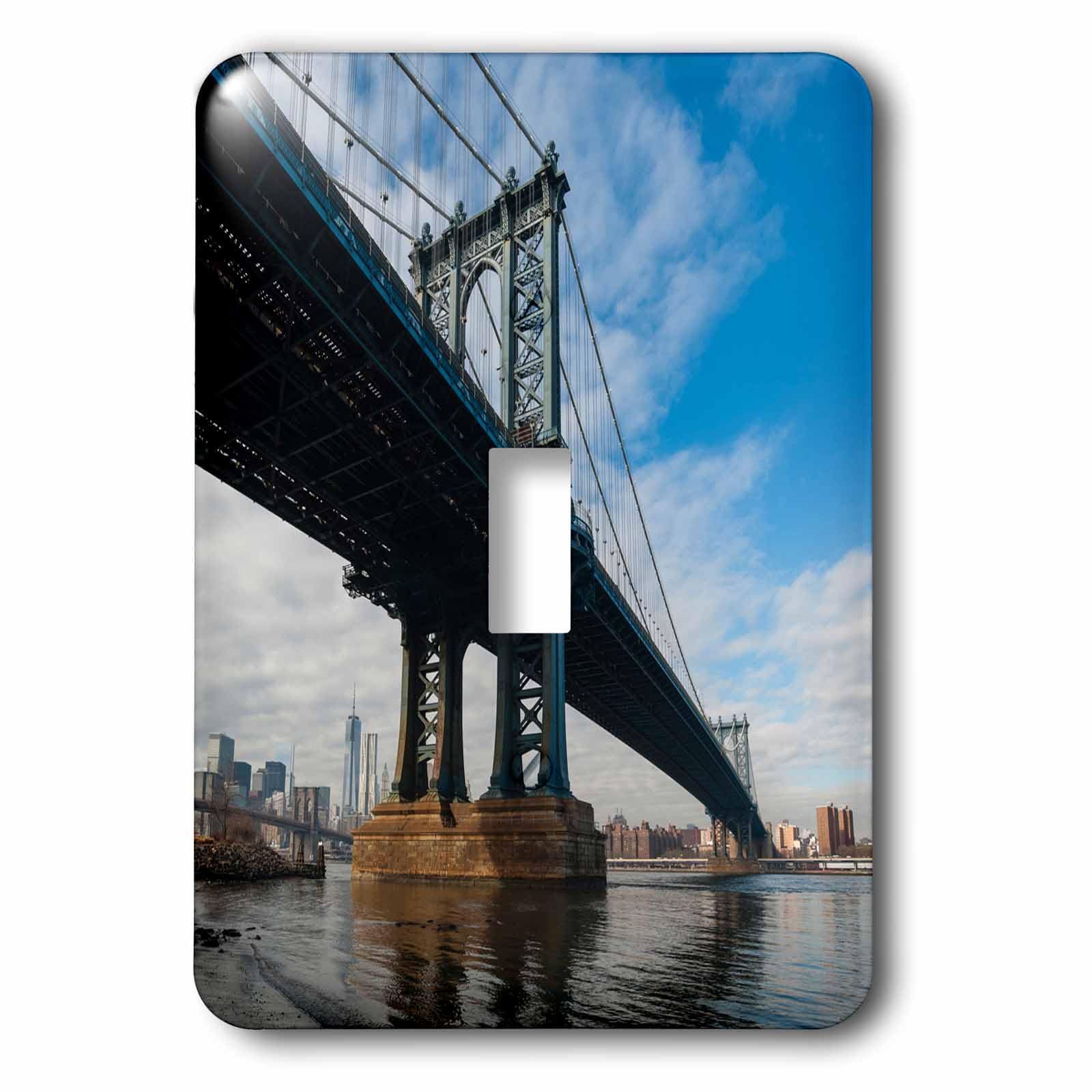 Interrupteur Manhattan Bridge New York déco usa bascule multicolore