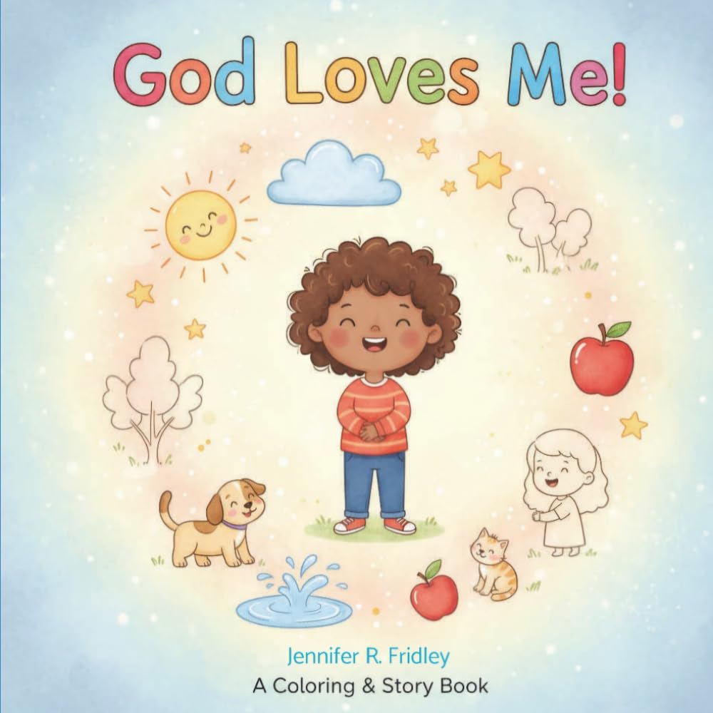 God Loves Me: God Loves Me Children's reading and coloring book