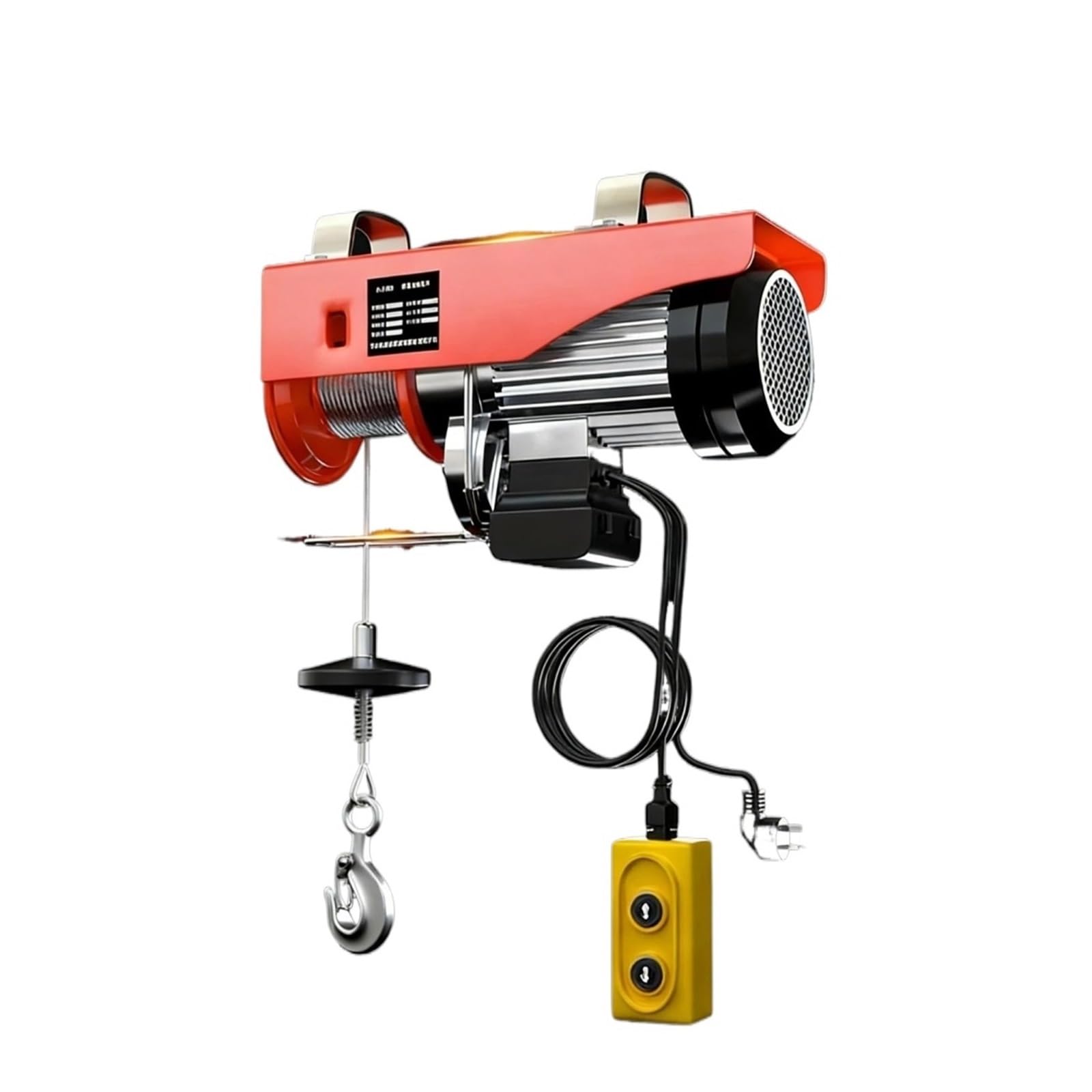 Lifting Tool Electric Winch Household Electric Hoist Home Storage Lifting Portable Equipment With Single And Double Hooks Can Be Adjusted(12M 800X12)