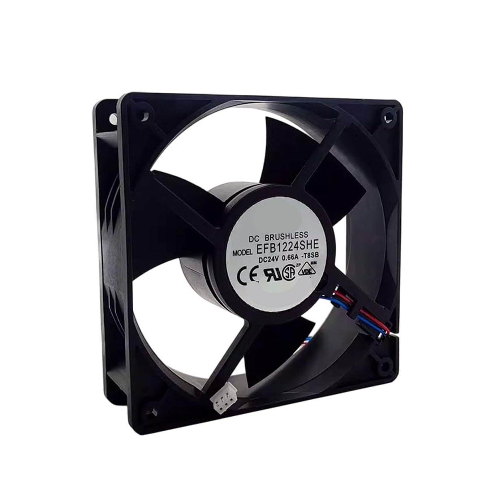 OKEWGHFL EFB1224SHE 24V 0.66A 12038 120 * 120 * 38mm 12cm COOLING FAN RADIATOR