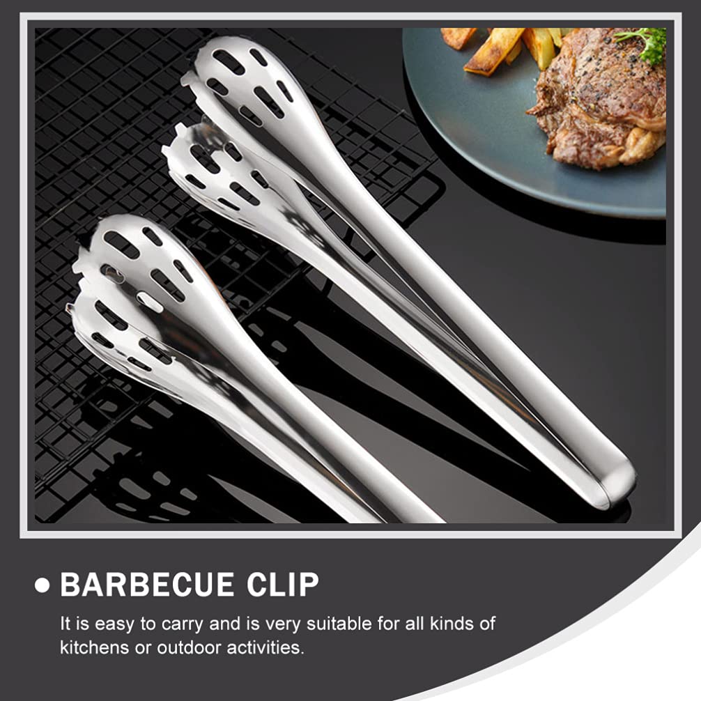 Pinzas para Alimentos De Cocina, Pinzas para Platos Calientes, Pinzas para Cuencos, 2 Piezas, Pinzas Recuperadoras De Acero Inoxidable, Pinzas para Servir Carne, Pinzas P24X4.5CM