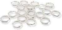 Vista 8 de 20 piezas de anillo redondo dividido de plata de ley de 0.138 in para abalorios y búsqueda de joyas por CRAFT WIRE