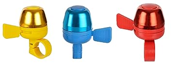 Wavva Unisex Cool Bell Mini Adjustable Bicycle Bike Accessories Unique Shiny Color (Pack of 3).
