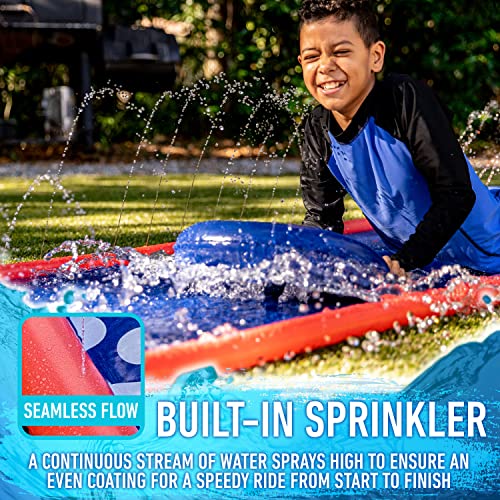 Franklin Sports Aqua Ride Waterslide with Sprinkler + Surfboard by Franklin Sports - Used condition - Image 4