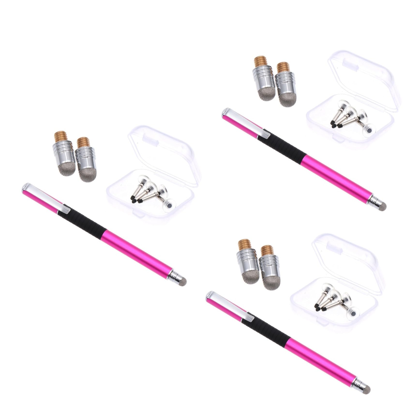 UKCOCO 15 Piezas Pluma Capacitiva Bolígrafos De Estilista para Pantallas Táctiles Lápiz Óptico para Teléfono Pluma De Teléfono Bolígrafo para Titular De La Pluma Buen Punto Androide