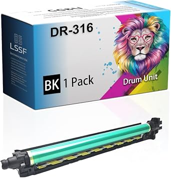 Compatible for Konica Minolta bizhub C250i C300i C360i Printers, DR-316 AAV70RD AAV70TD Drum Unit, Ultra-High Print Page Count with Chip 120000 Pages Black