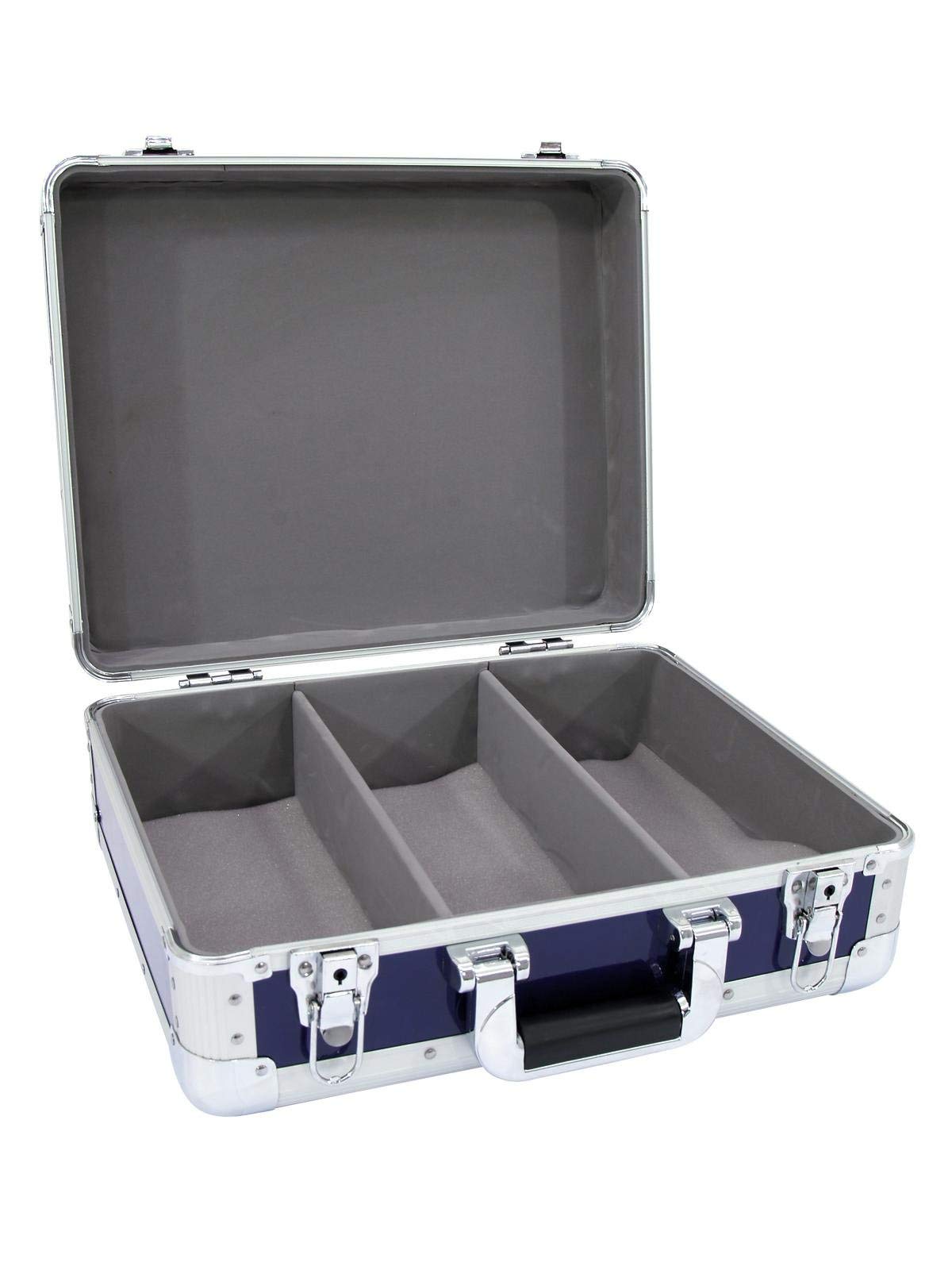 Roadinger 061880 Cas de CD avec réservation numérique arrondi Bleu