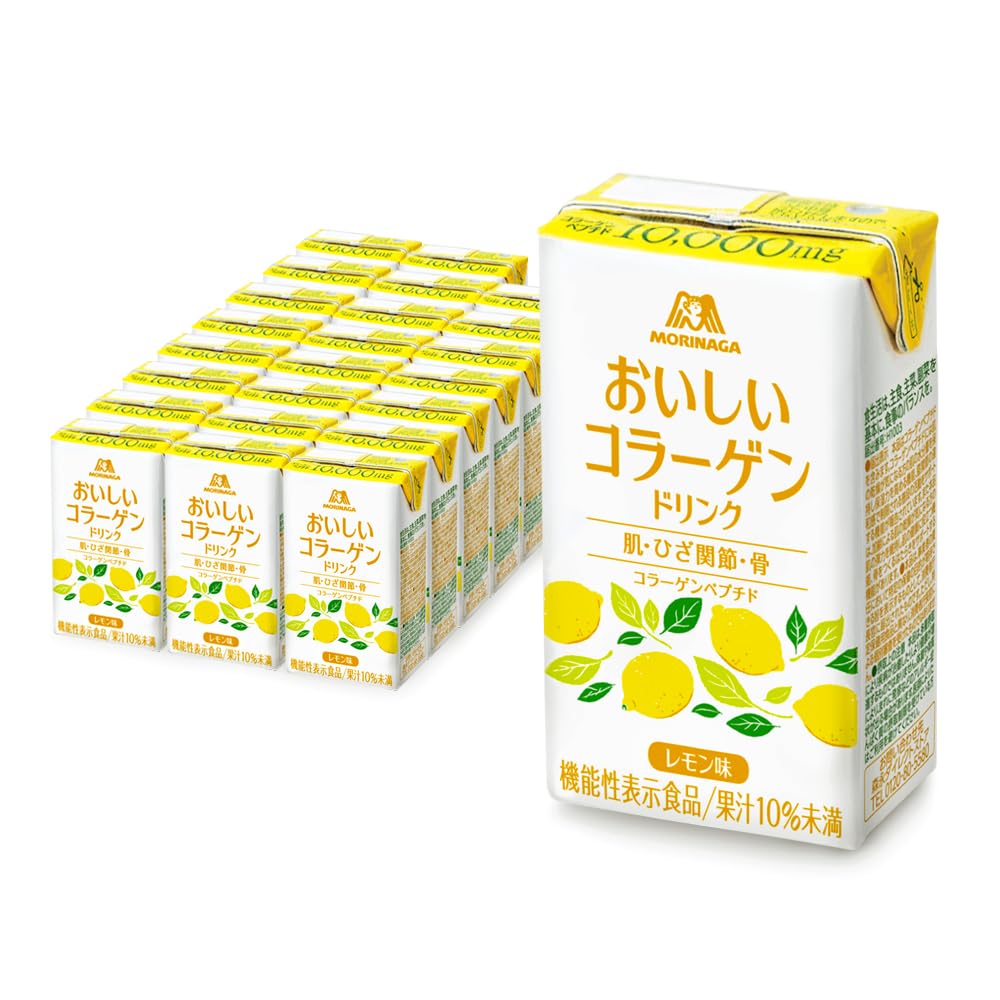 森永 おいしいコラーゲンドリンク 125ml ピーチ味×レモン味 各24本 Amazon | 森永製菓 おいしいコラーゲンドリンク 125ml 24本 ピーチ味