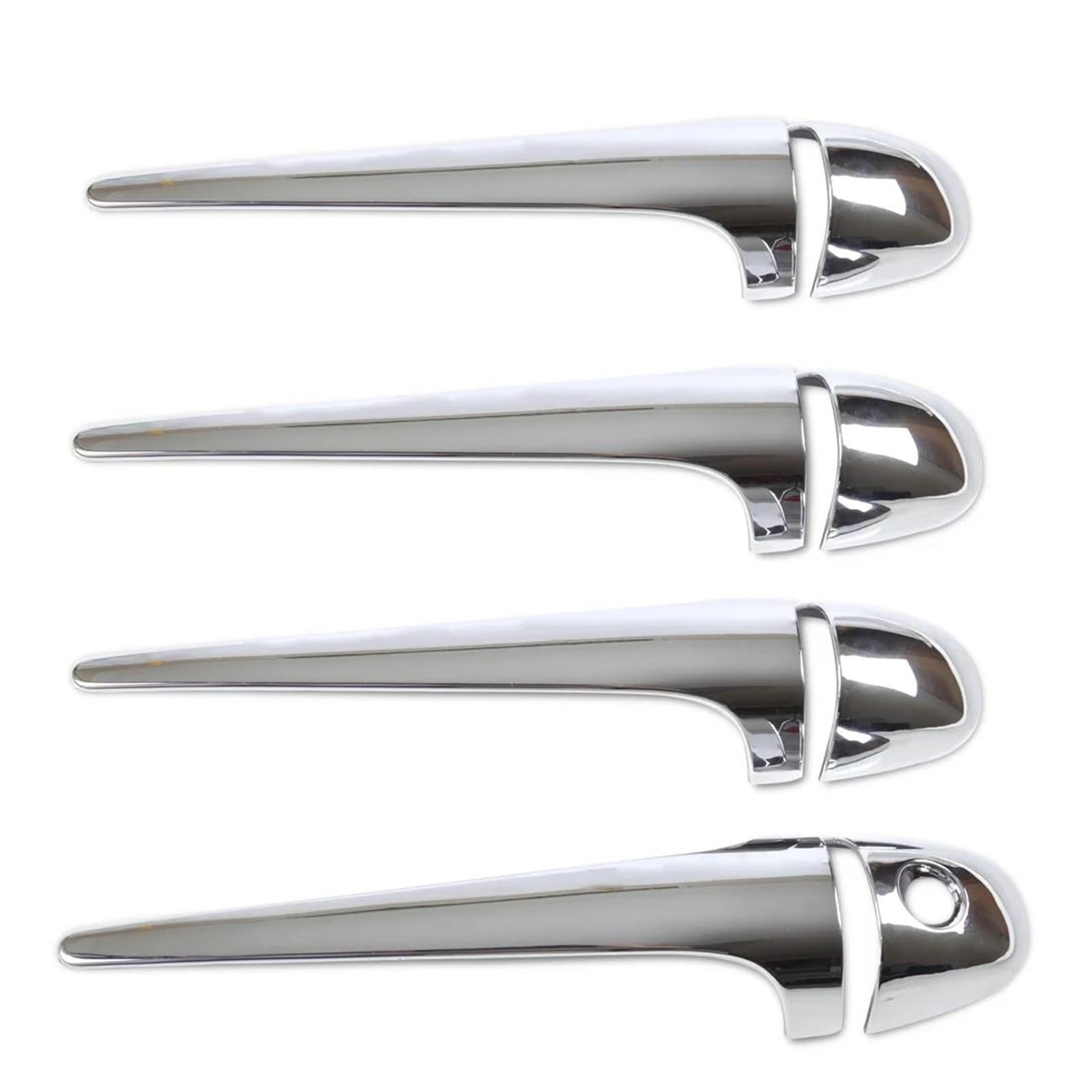 Hjkdsz One Color Car Door Protection Chrome Car Door Handle Cover Trim Sticker Car Styling Accessories For Toyota For Rav4 Xa40 2013-2018