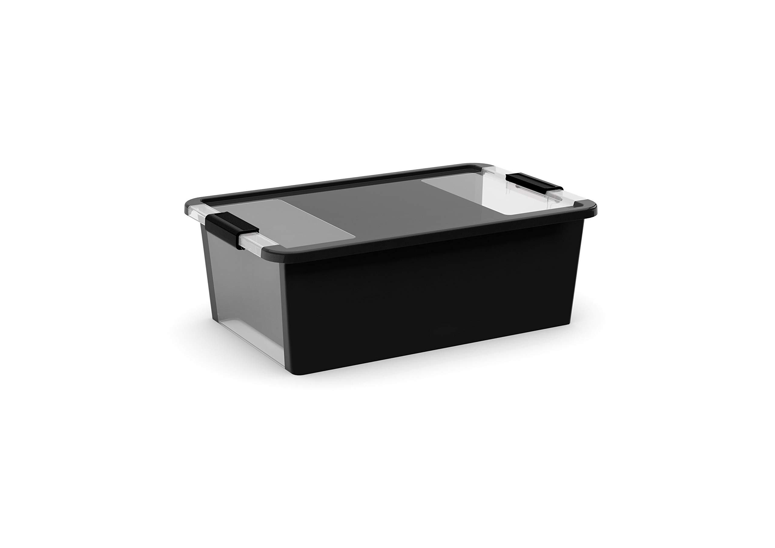 Pattumiera Busch Systems Billi Box 35 Litri, Corpo Nero Con Coperchio, Per Casa E Ufficio