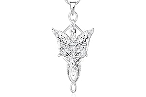 ASIKACCESSORIES Lord of The Rings Arwen Evenstar Necklace, Perfect Gift for Women