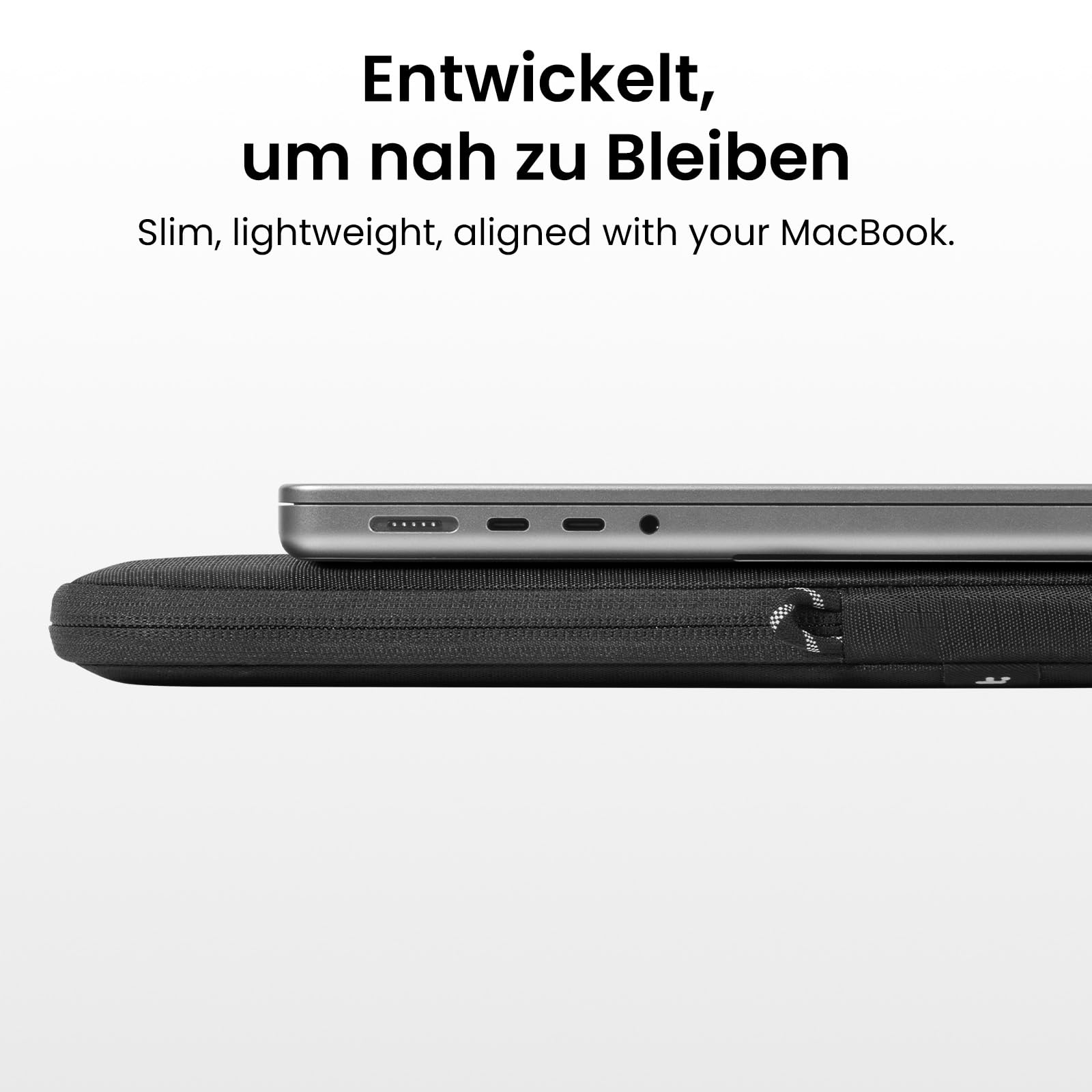 tomtoc 360° Slim Laptophülle für 14-Zoll MacBook Pro M5 Pro/Max (2026) A3426 A3427 A3434, M4/M3/M2/M1 A3112 A3401 A3185 (2024–2021), Wasserabweisend Laptophülle mit CornerArmor Schutz