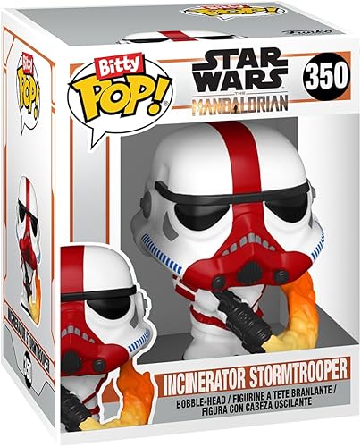 Miniatura 5 de Funko Bitty Pop! The Mandalorian Mini Juguetes Coleccionables Paquete de 4  Moff Gideon, Incinerator Stormtrooper, Dark Trooper y Mystery Chase