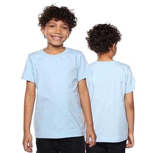 Camiseta Básica Infantil Juvenil Menino 100% Algodão Premium Gola Redonda