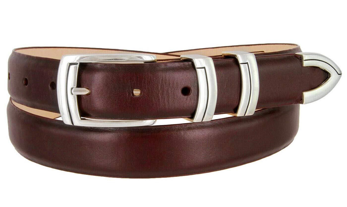 Harbor Genuine Full-Grain Cowhide Leather Designer Golf Dress Belt 1-1/8