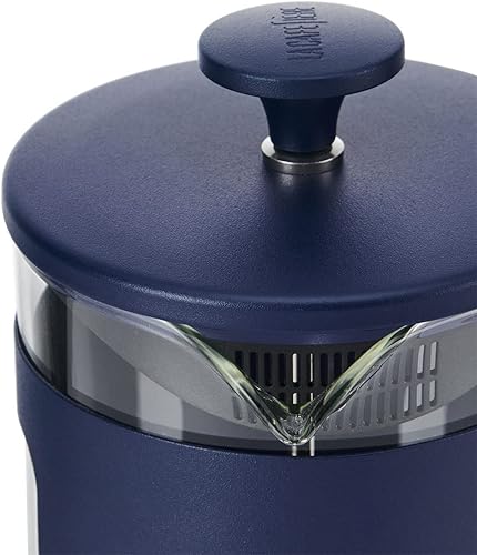 Miniatura 9 de La Cafetière Pisa Cafetière, 8 tazas/1L, vidrio de borosilicato resistente al calor y acero inoxidable con émbolo de fácil agarre, cafetera de