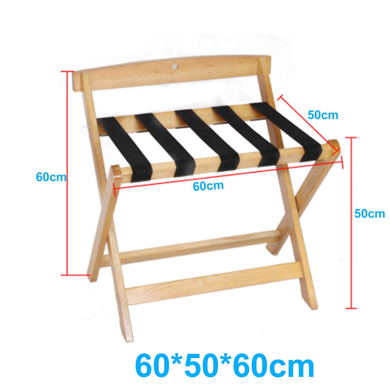 Portavaligie In Legno Massello Da 1/2/5 Pezzi, Ripiano Portaoggetti Pieghevole, Supporto Per Borsa Da Viaggio, Mobiletto Portavaligie Per Hotel, Portavaligie Per Soggiorno, Hotel, Camera Da Letto, 60