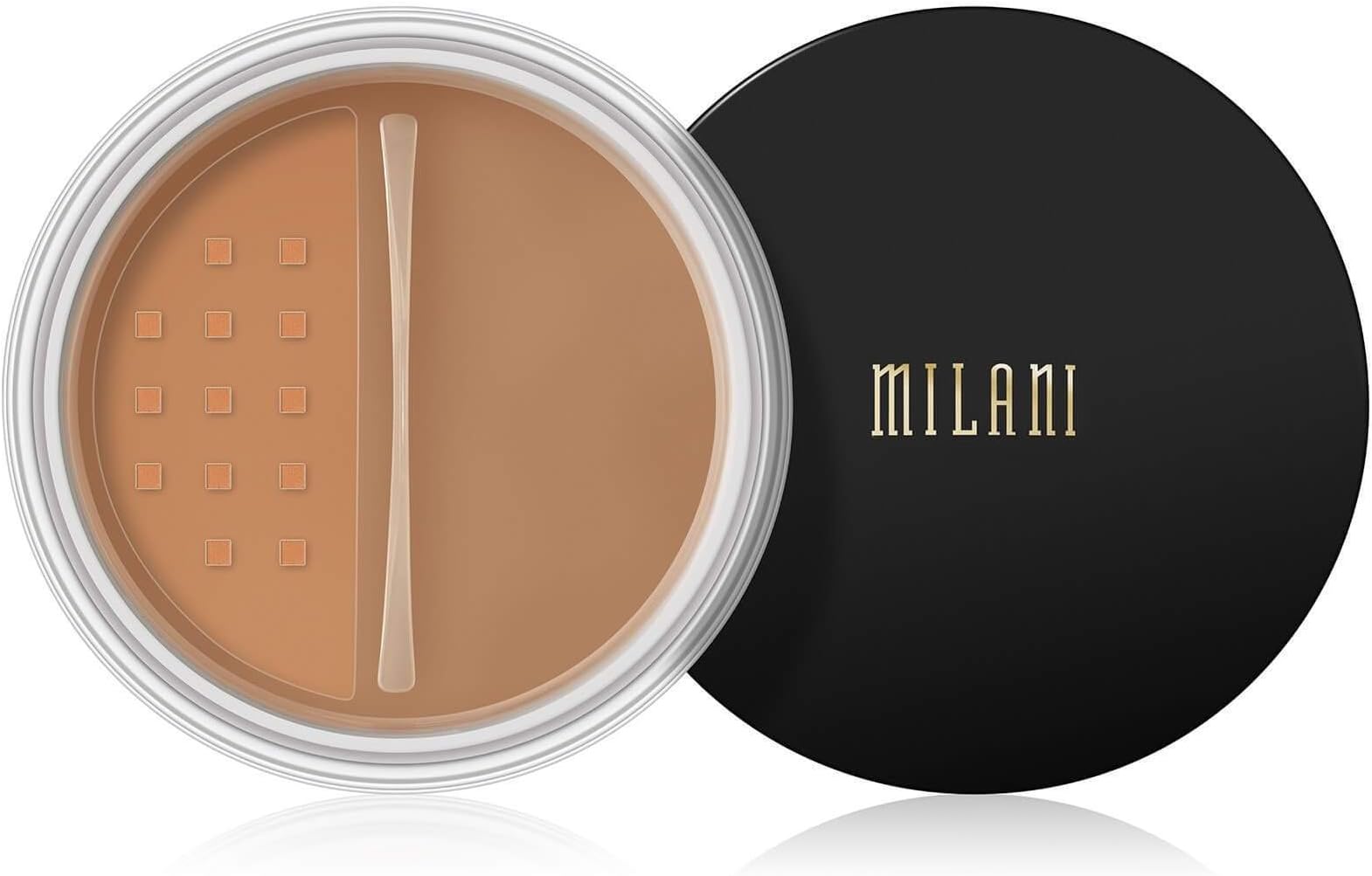 Milani Make It Last Setting Powder - Translucent Medium to Deep (0.12 Ounce) Cruelty-Free Mattifying Face Powder that Sets Makeup for Long-Lasting Wear
