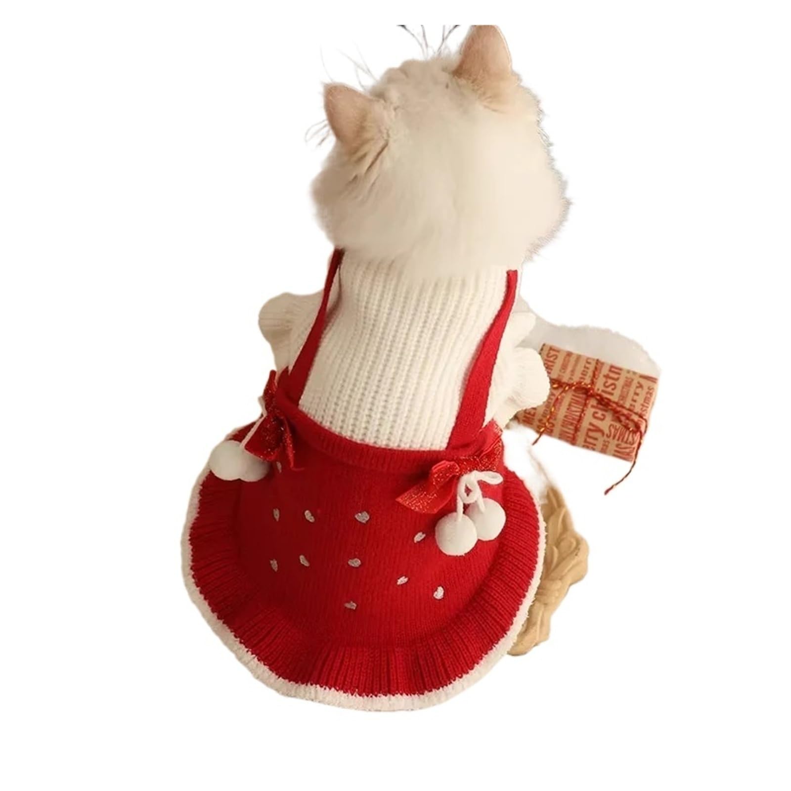 HOOPET-Ropa for Gatos Muppet, suéter navideño de Devon, cálido, anticaída, for otoño e Invierno(XL)