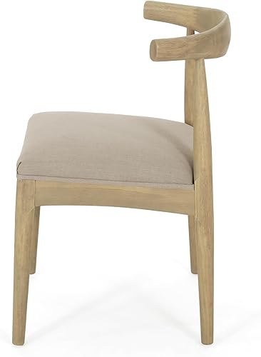 Miniatura 14 de Christopher Knight Home Mika - Juego de mesa de comedor de madera de 7 piezas para 6, juego de 6 sillas de comedor modernas y juego de mesa, juego