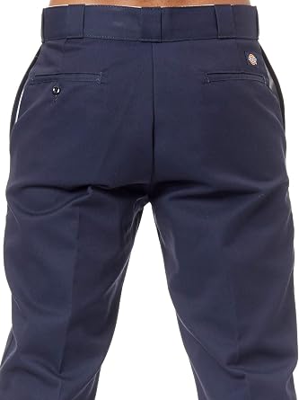Dickies Mens Original 874 Work Pants Durable Straight Leg Uniform Trousers for Men, Ideal for Industrial or Office Use, Dark Navy, 30W x 34L