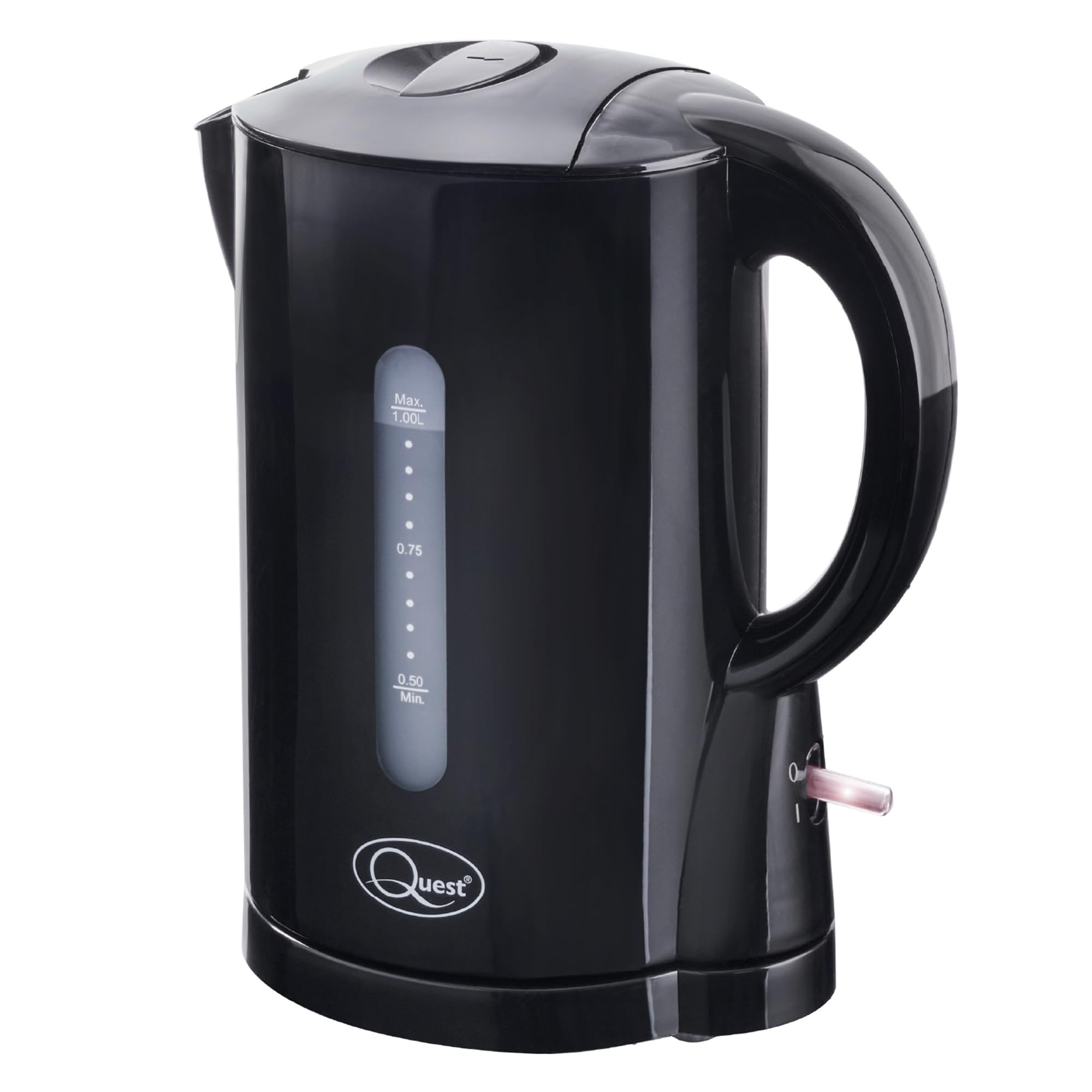 Quest 35039 1 Litre Kettle, Compact Design, Outlet Filter, Water Level Indicator, BPA-Free, Black-image-17