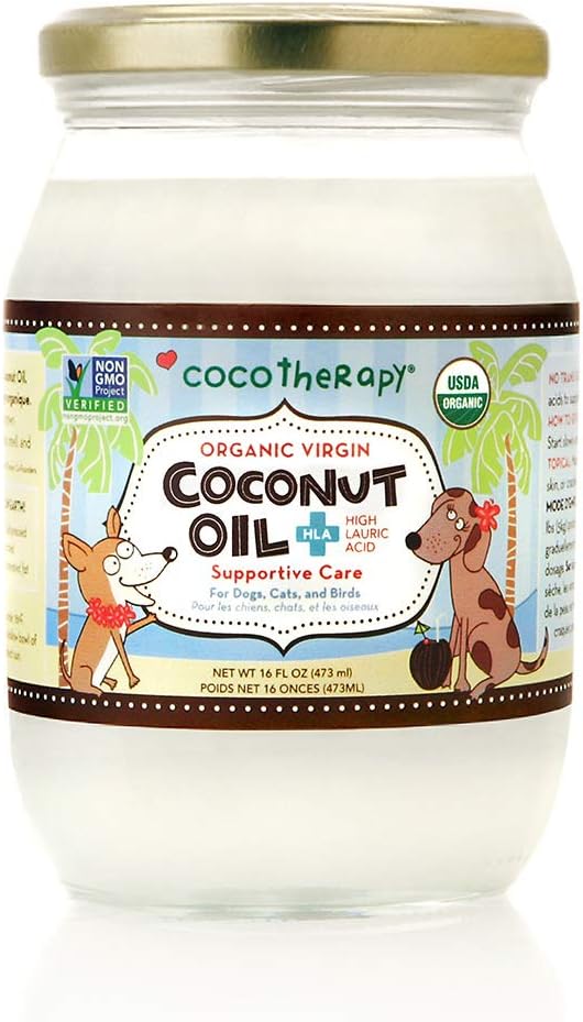Cocotherapy Organic Virgin Coconut Oil for Pets, 16 Oz