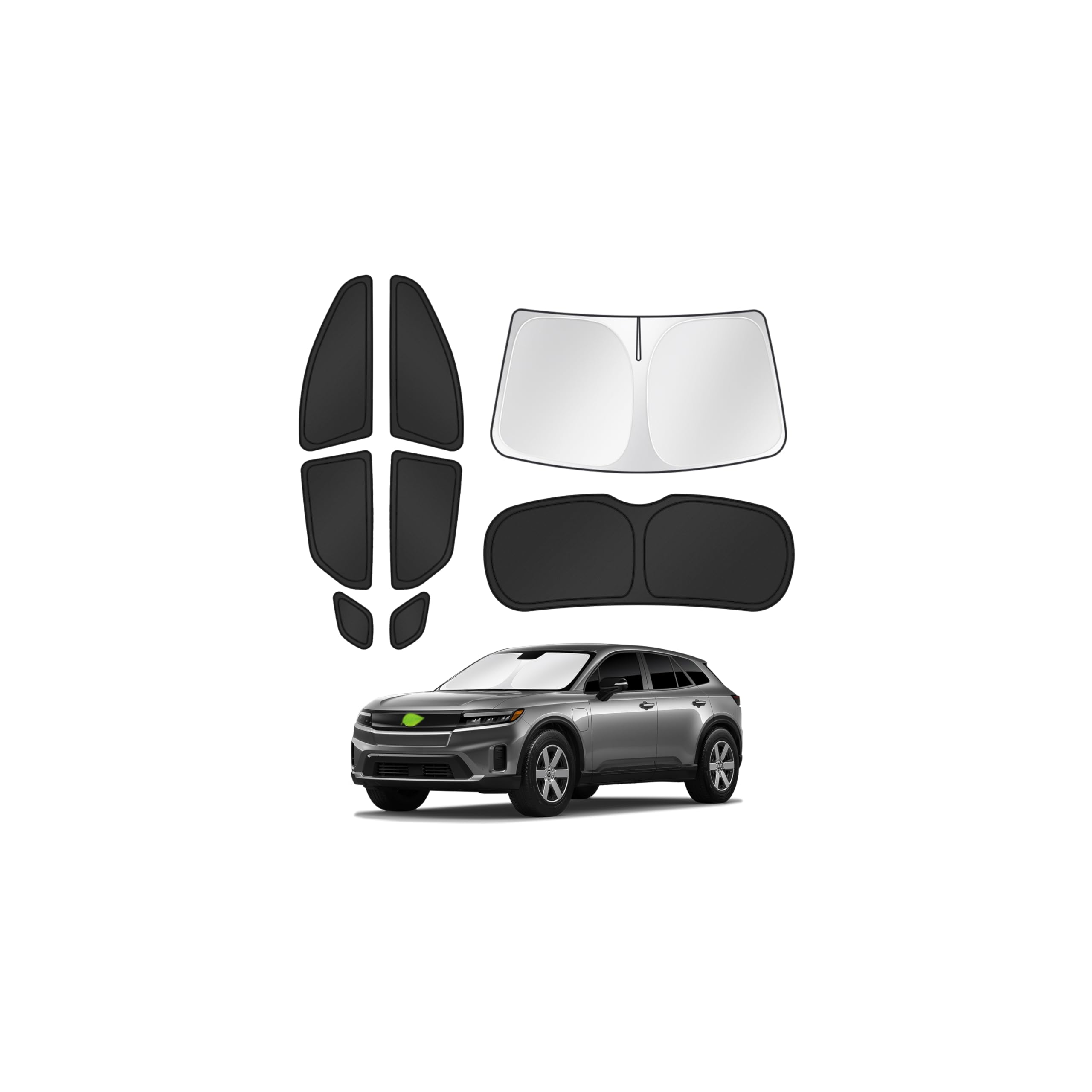 Canvcle Sunshades for 2024-2025 2026 Honda Prologue Accessories Windshield Sun Shade Side Rear Window Shade Cover Sun Visor Shield Privacy Protection for Camping Keep Vehicle Cool Black 8PCS