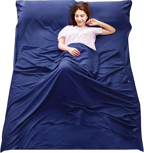 Miniatura 9 de Saco de dormir Liner Camping Viaje Hogar Sábana Ligero Transpirable Hotel Compact Sacos