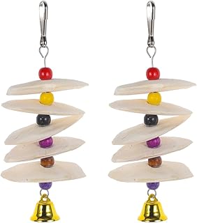 Balacoo Parakeet Treats Bird Cuttlebone Chew Toy: Cuttlefish Bone Turtles Teeth Grinding Toys Beak Grinding Chewing Toy Parrot Cage Toys for Aquarium Reptile Parrot Toys