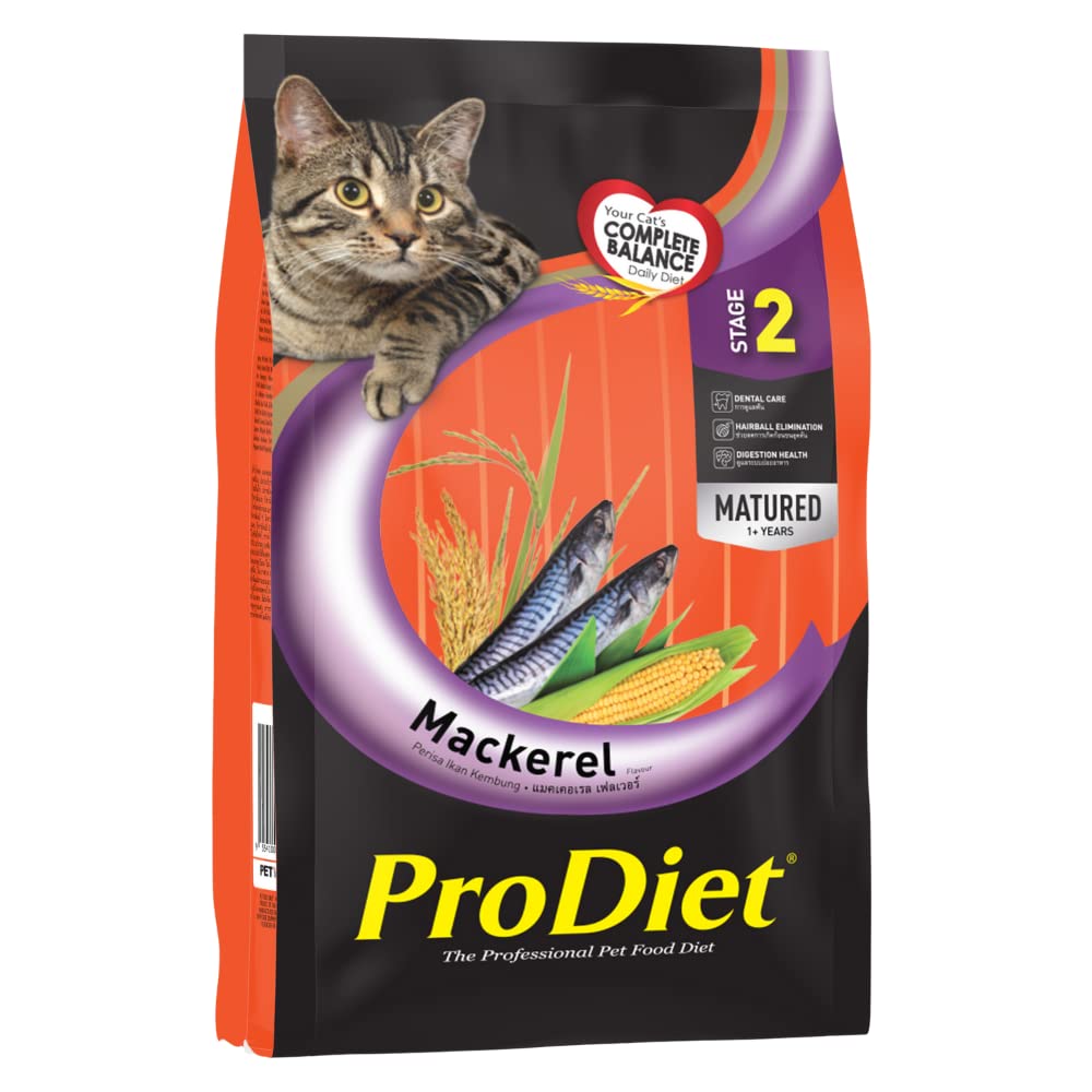 ProDiet Dry Cat Food Mackerel for Adult, (1+Years) 1.2 kg Pack-image-26