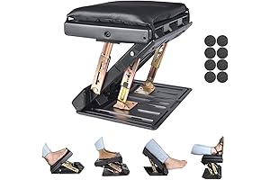 4-Level Adjustable Ergonomic Foot Rest for Under Desk